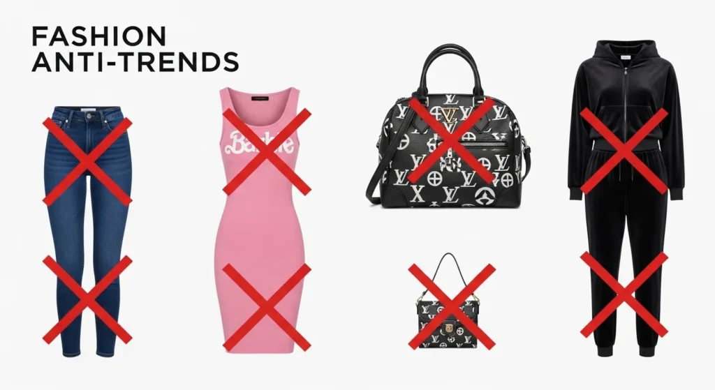Застарілі модні тренди 2025 року від яких варто відмовитись у 2026