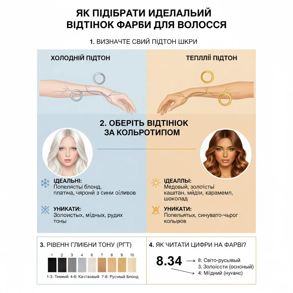Як підібрати відтінок фарби