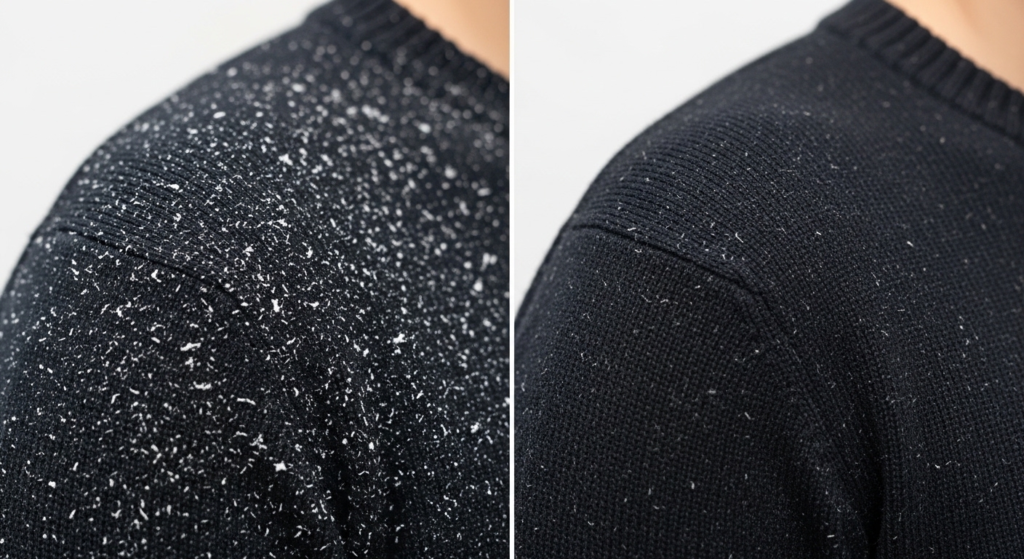 симптоми лупи білі пластівці на плечах темного одягу