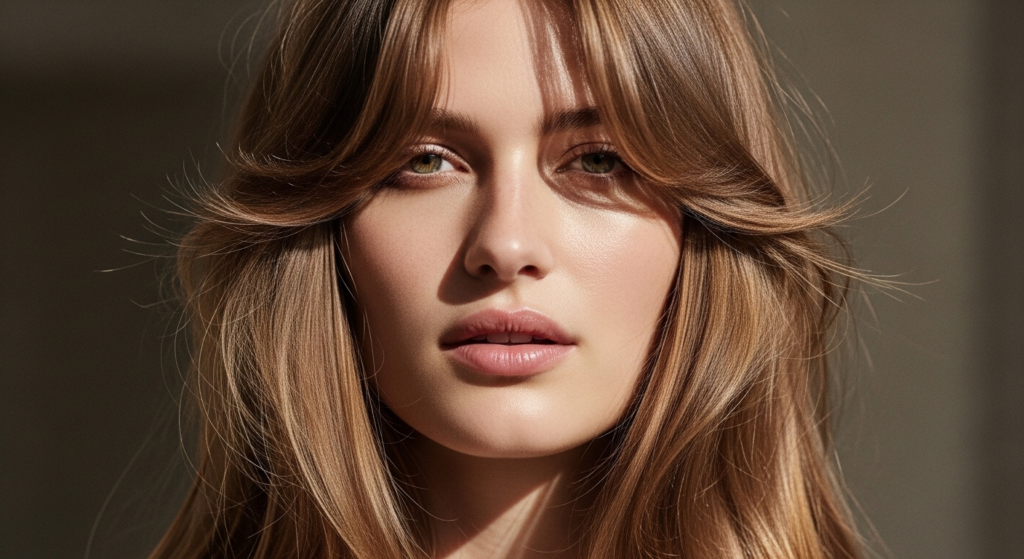 butterfly cut на довге волосся 2026 — шарова стрижка тренд