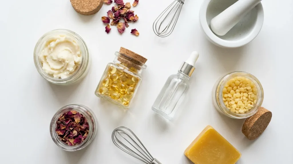 складові помади — масло ші вітамін е гіалуронова кислота