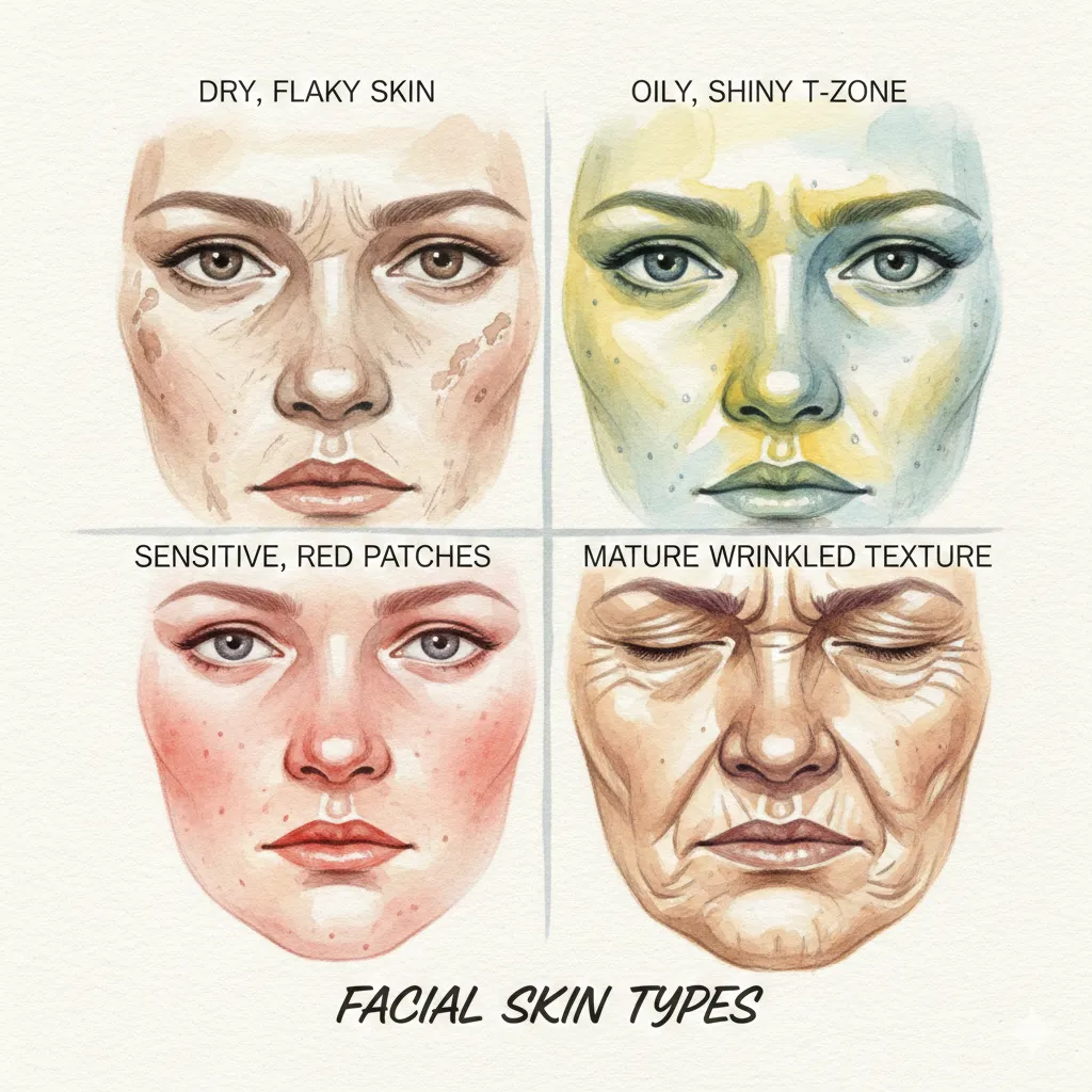 Вибір маски для обличчя за типом шкіри: суха, жирна, чутлива, зріла