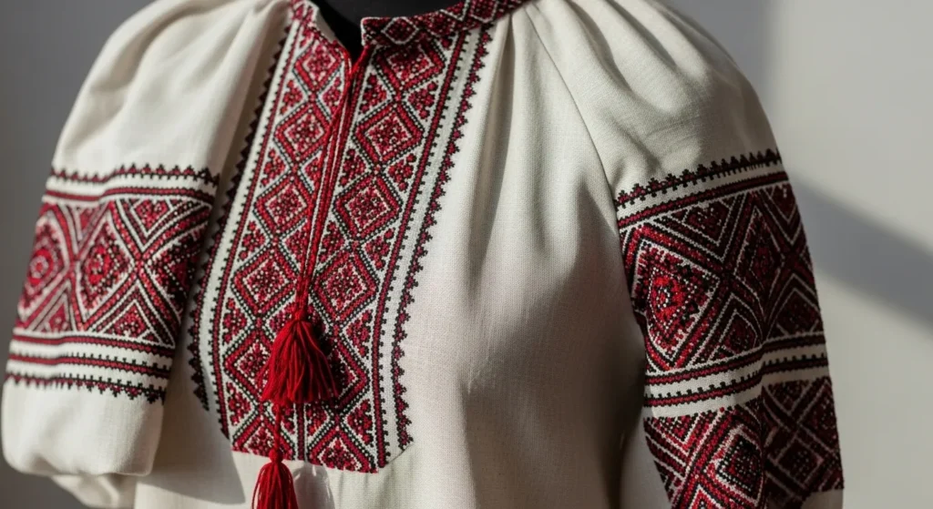 Сучасна українська вишиванка з традиційною вишивкою