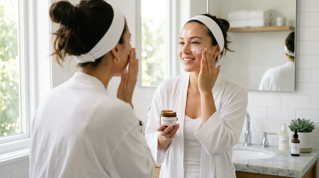 догляд за шкірою після пілінгу — зволоження та SPF захист