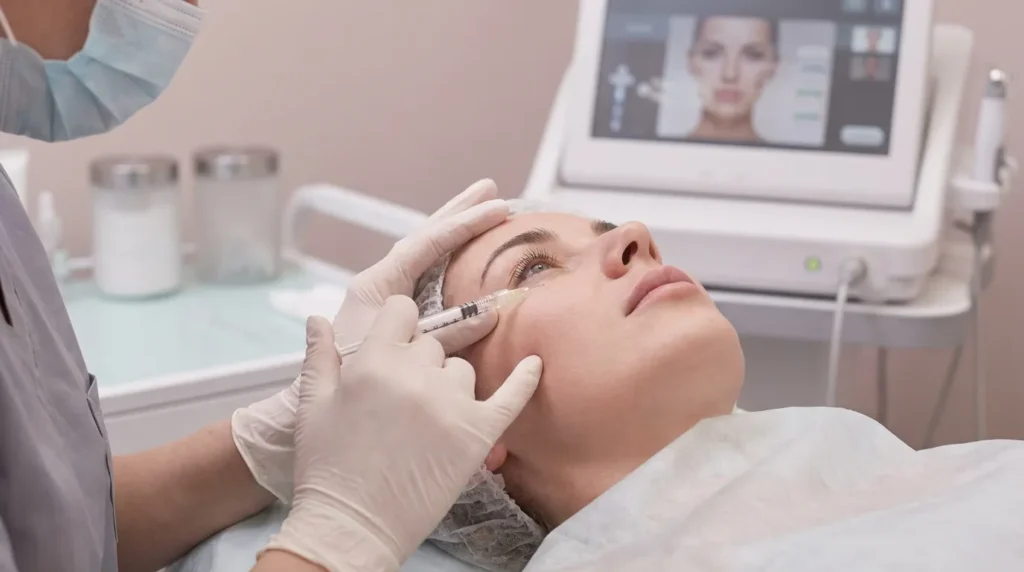 косметологічні процедури від темних кіл під очима — мезотерапія