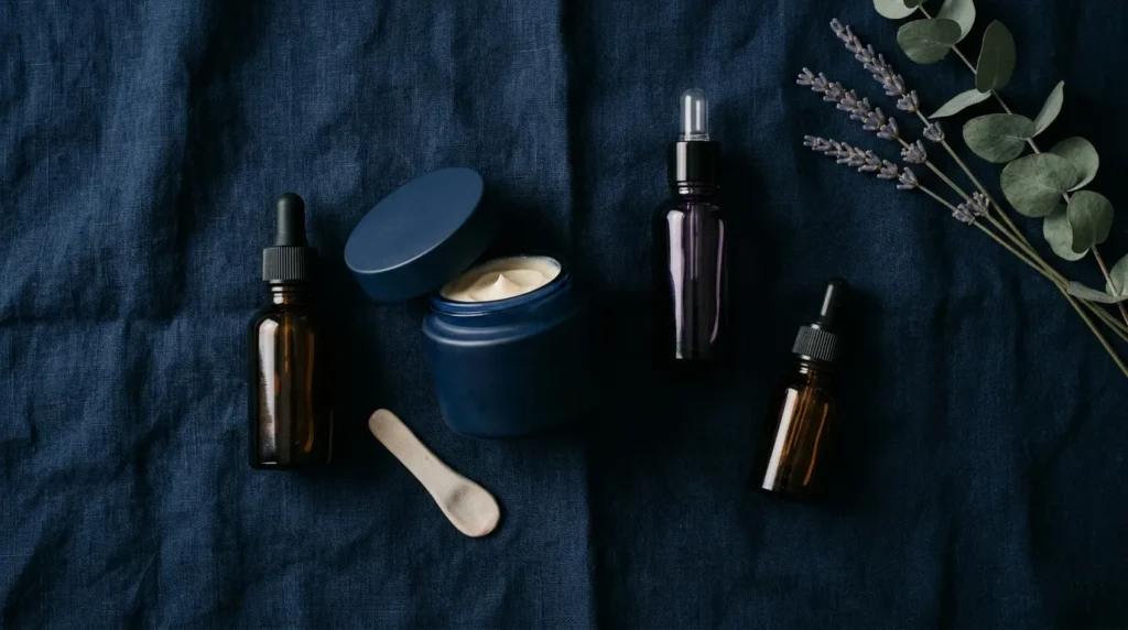 нічна рутина догляду за шкірою обличчя з ретинолом