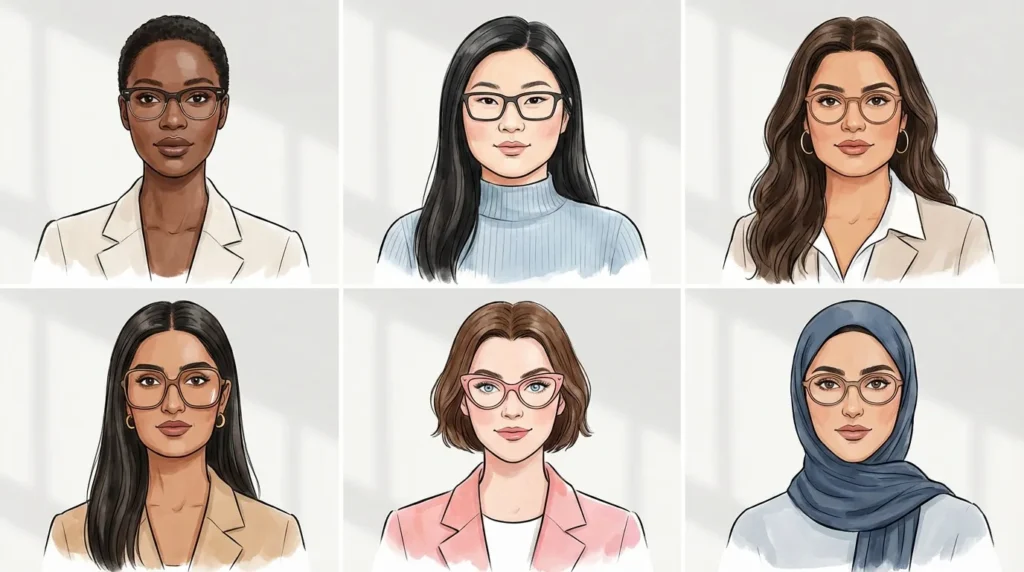 які окуляри підходять до різних форм обличчя — шість типів з прикладами