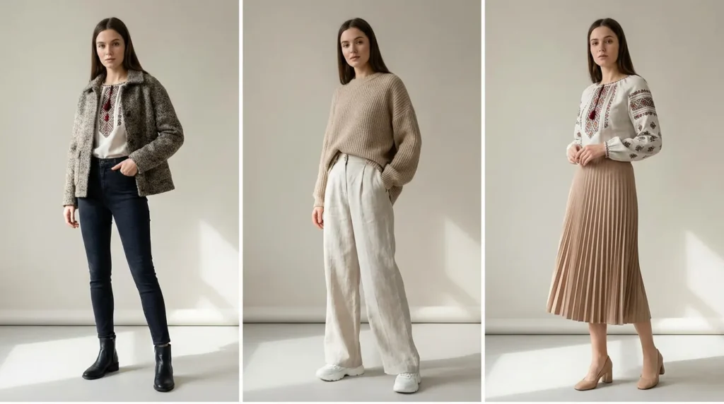 правила пропорцій при поєднанні взуття та одягу — приклади образів