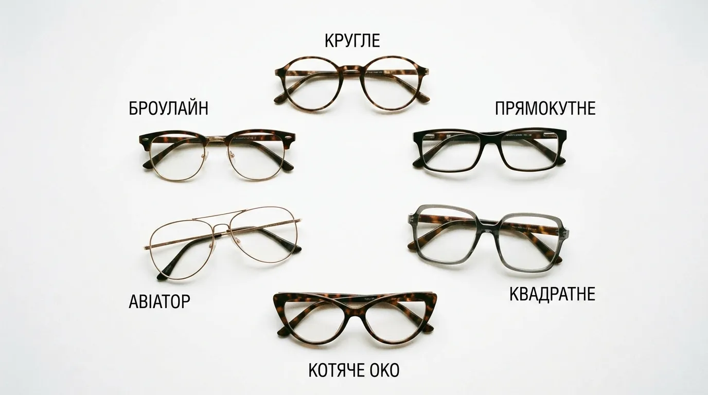 Як вибрати окуляри за формою обличчя: повний гід для жінок і чоловіків