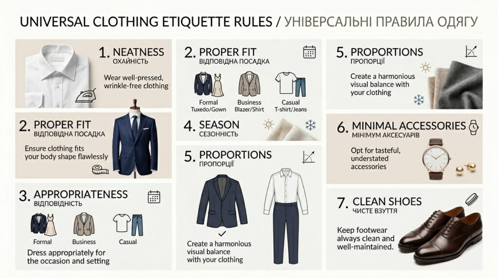 Правила етикету в одязі
