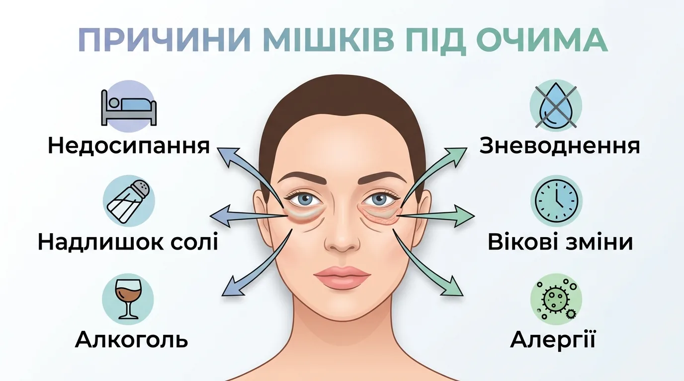 Як позбутися мішків під очима вдома: 10 перевірених способів