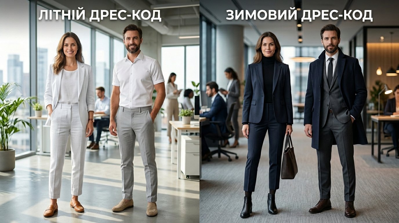 Офісний дрес-код 2026: правила для жінок і чоловіків