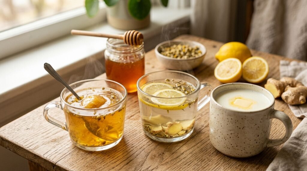 Найефективніші теплі напої при болі в горлі