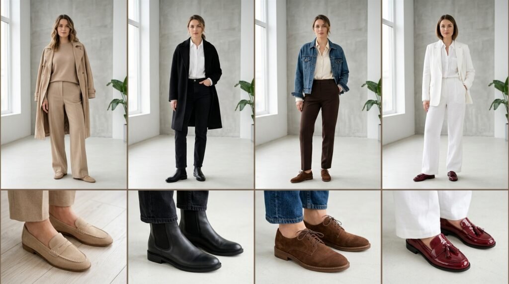 Як підібрати колір взуття під одяг