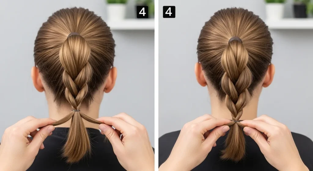 Прості зачіски для середнього волосся покроково