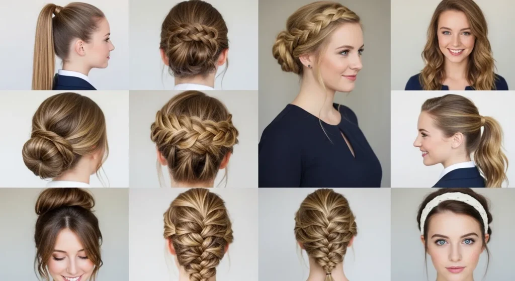 Зачіски для школи та роботи