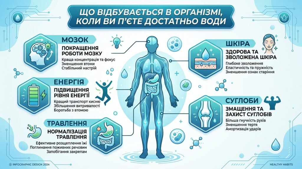 Скільки води пити на день — точний розрахунок