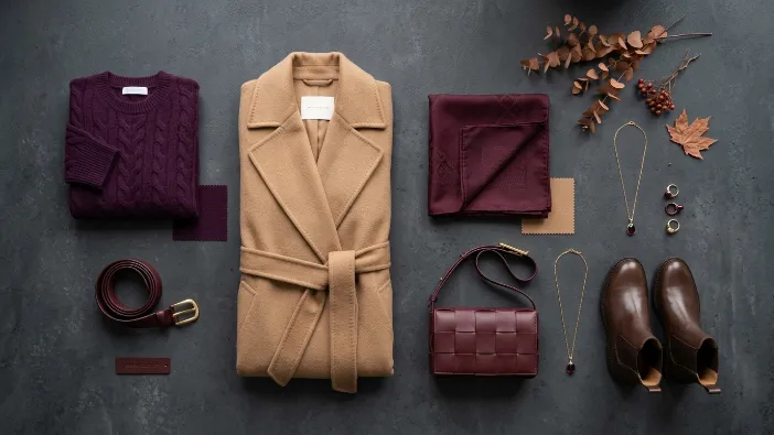 Трендові кольори одягу осінь-зима 2026 — Plum, Camel та Burgundy 