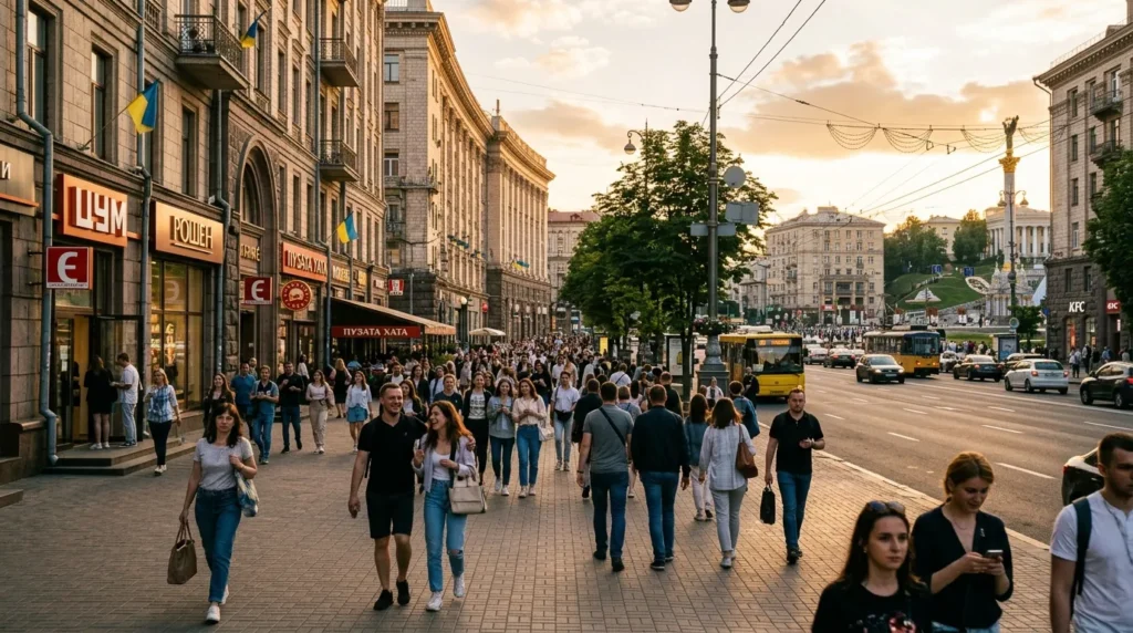 Шопінг на Хрещатику в Києві