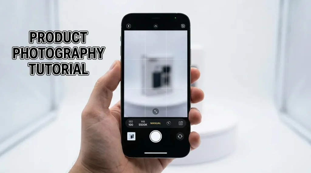 Налаштування камери смартфону ISO і баланс білого для фотозйомки одягу