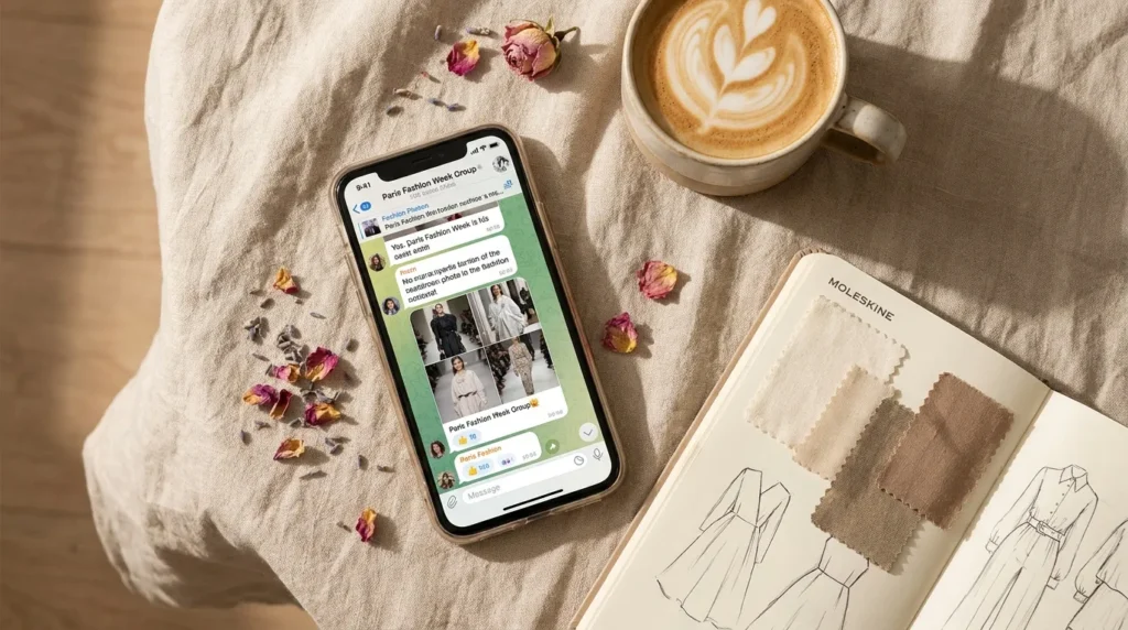 Телефон з Telegram і модні деталі — читати про моду українською