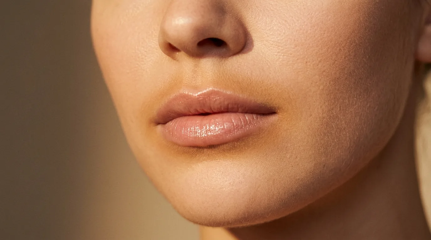 Приклад техніки Halo Lips для візуального збільшення губ без чіткого контуру